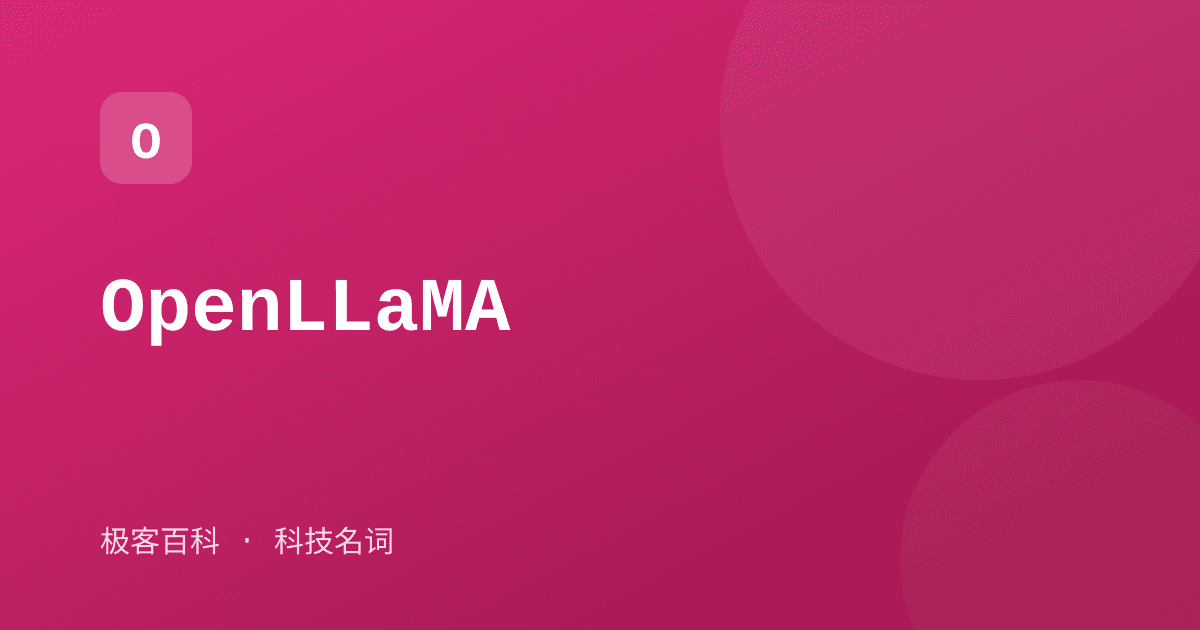 OpenLLaMA