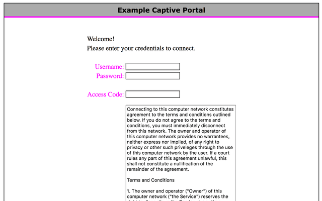 强制门户 (Captive Portal)