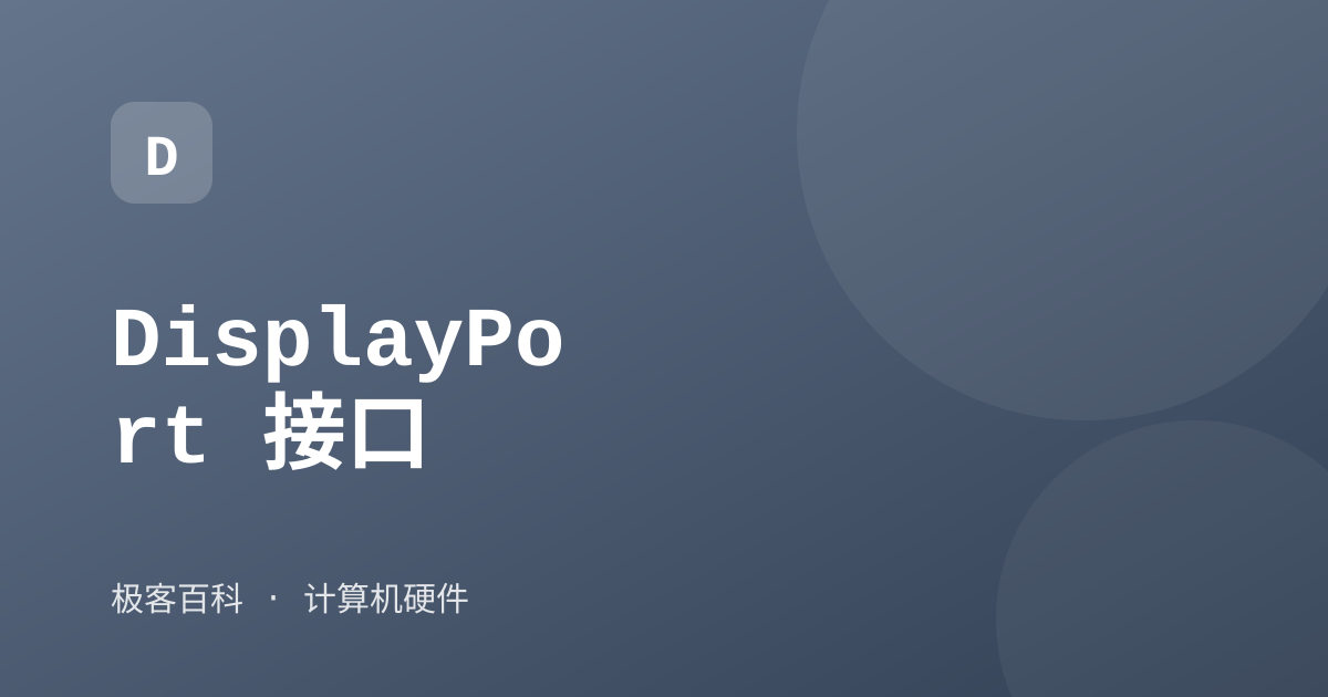 DisplayPort 接口