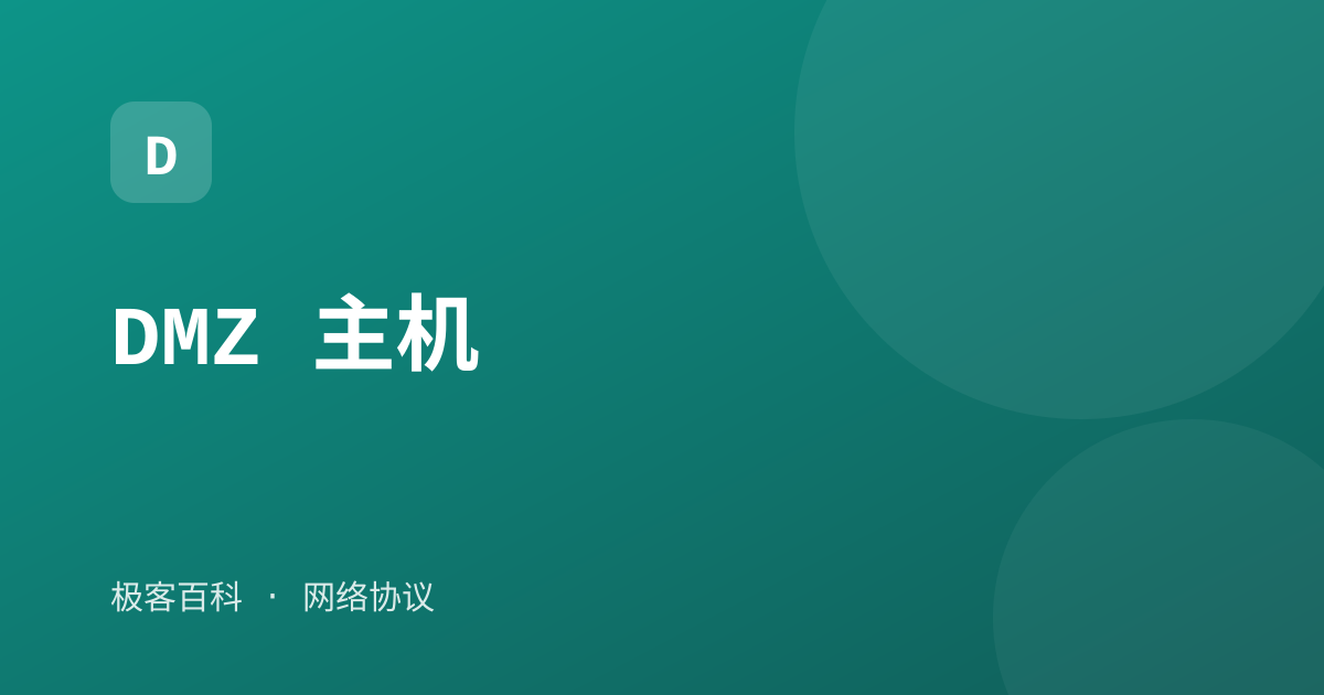 DMZ 主机
