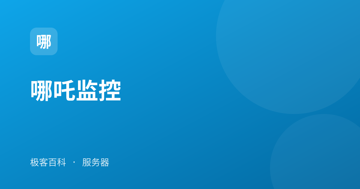 哪吒监控