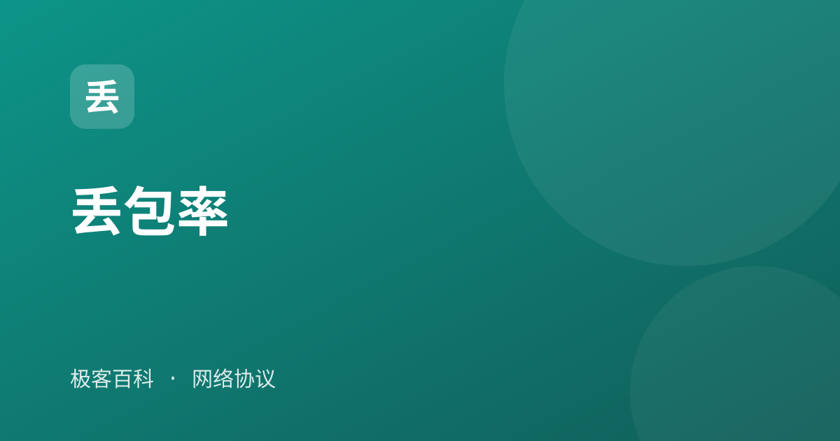 丢包率