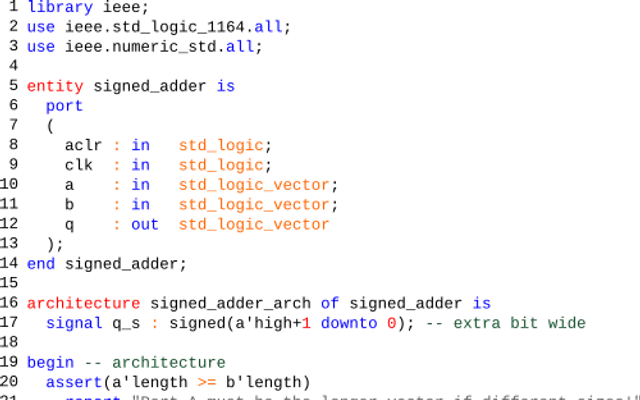 VHDL