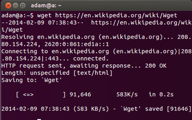 wget
